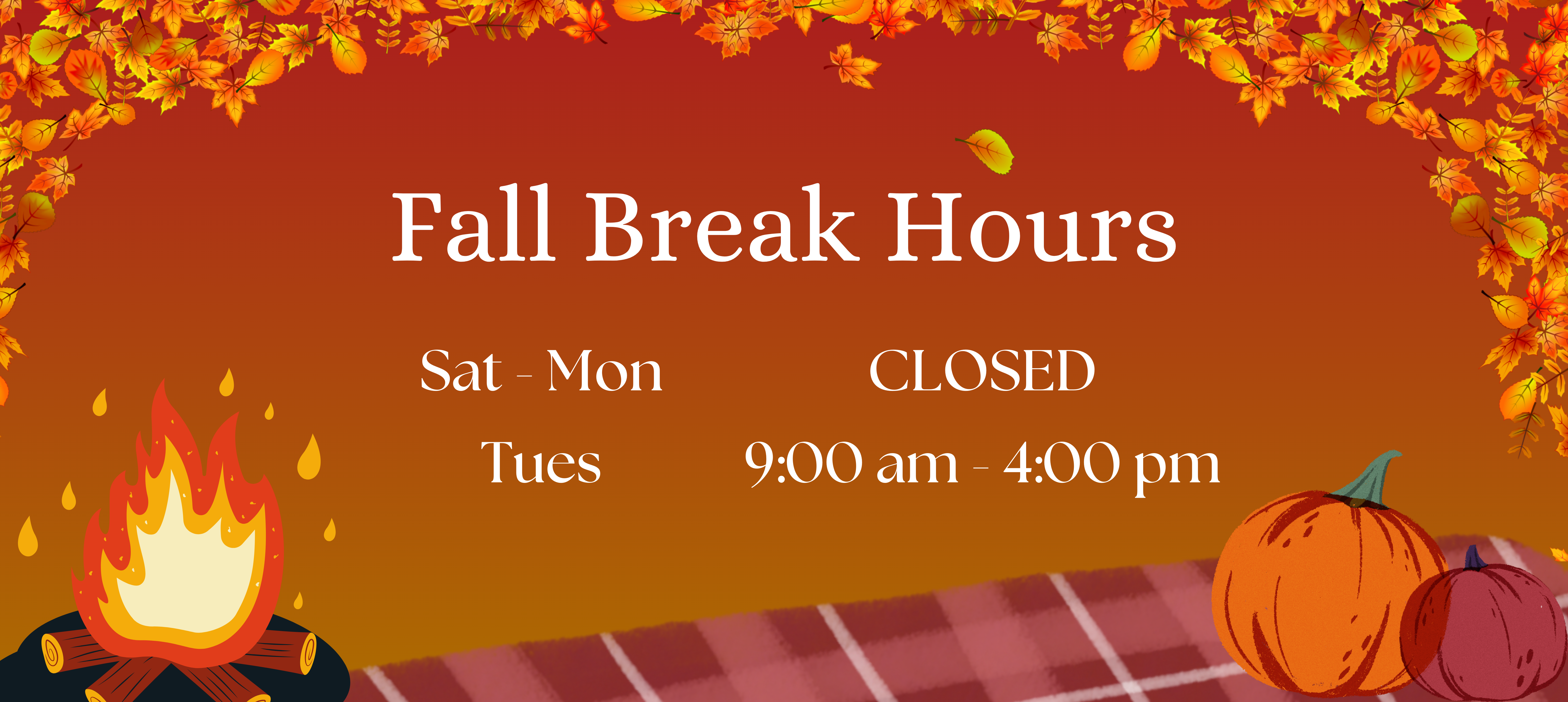 fall break2025 graphic